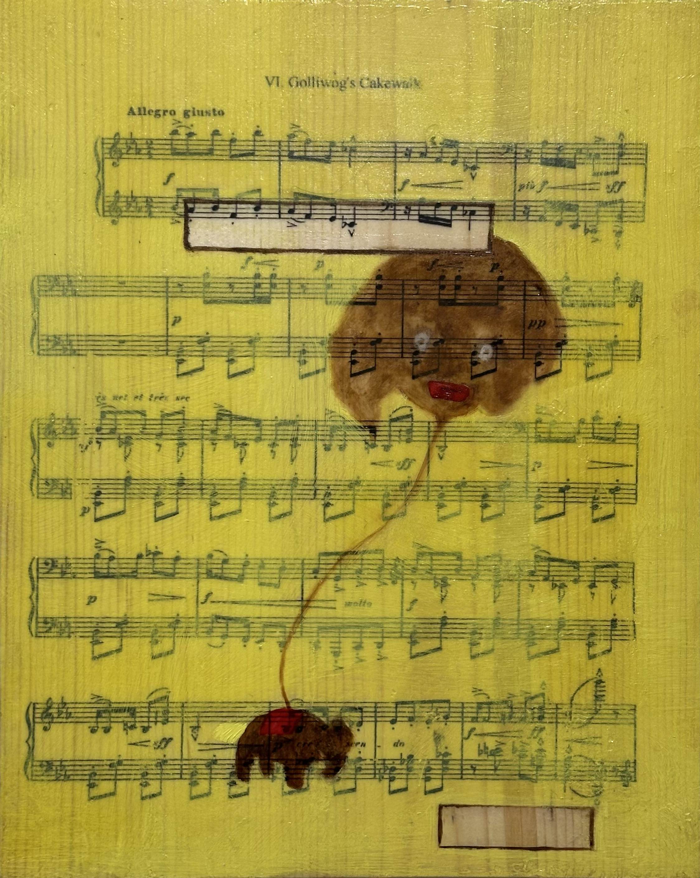 <strong>Debussy</strong>, 2024, Oil on wood, 8 x 10 in.